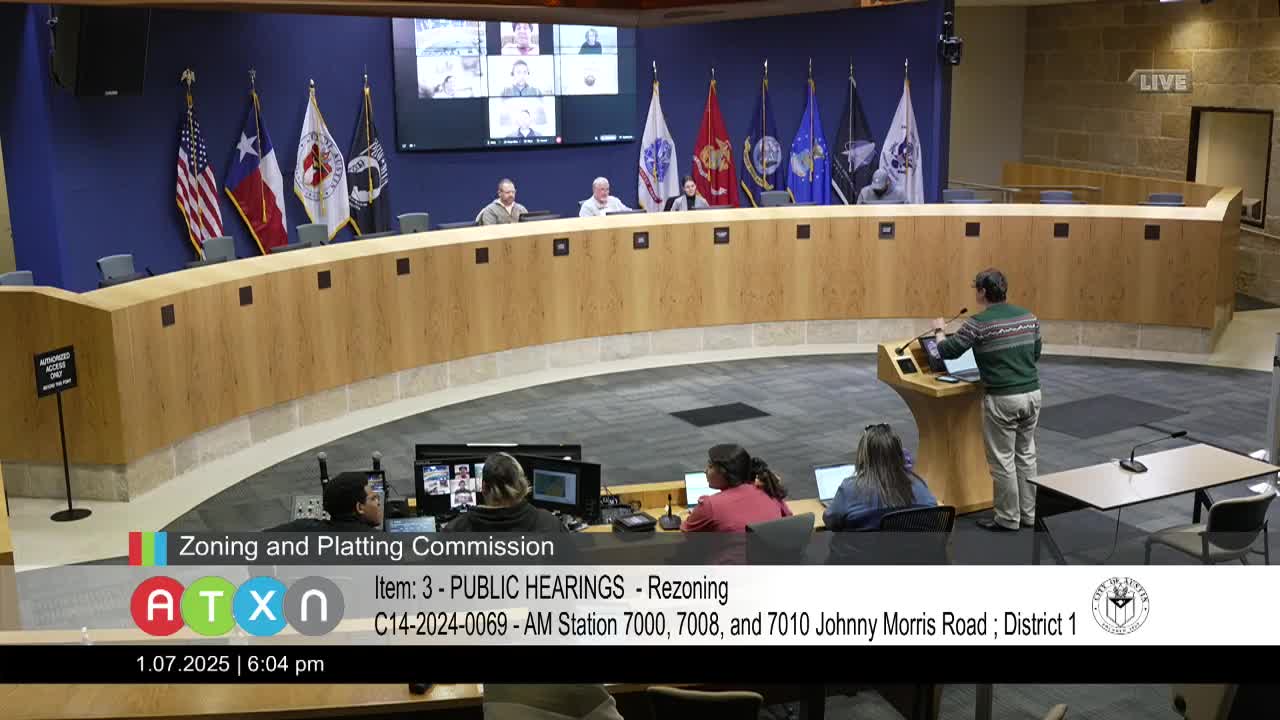 Zoning and Planning Commission approves AM Station rezoning with waiver for rear tract