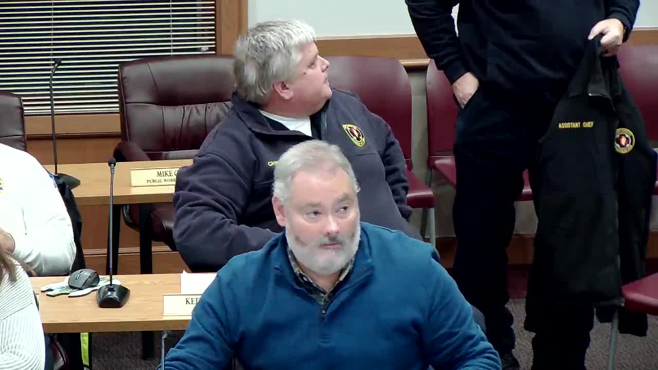 Council moves 0.25% earnings-tax renewal levy to ballot; staff says it funds police, fire and support services