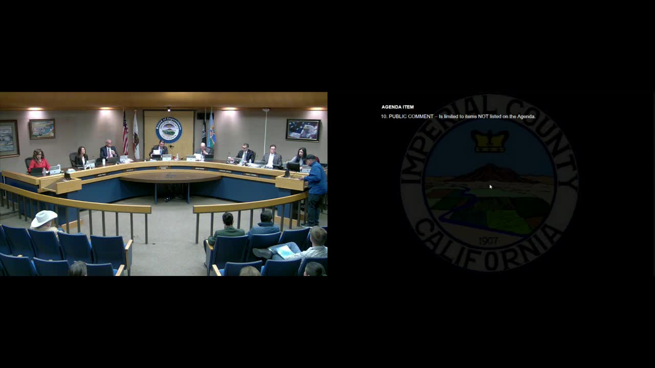 Residents urge support for Quechan national monument and raise local concerns during public comment