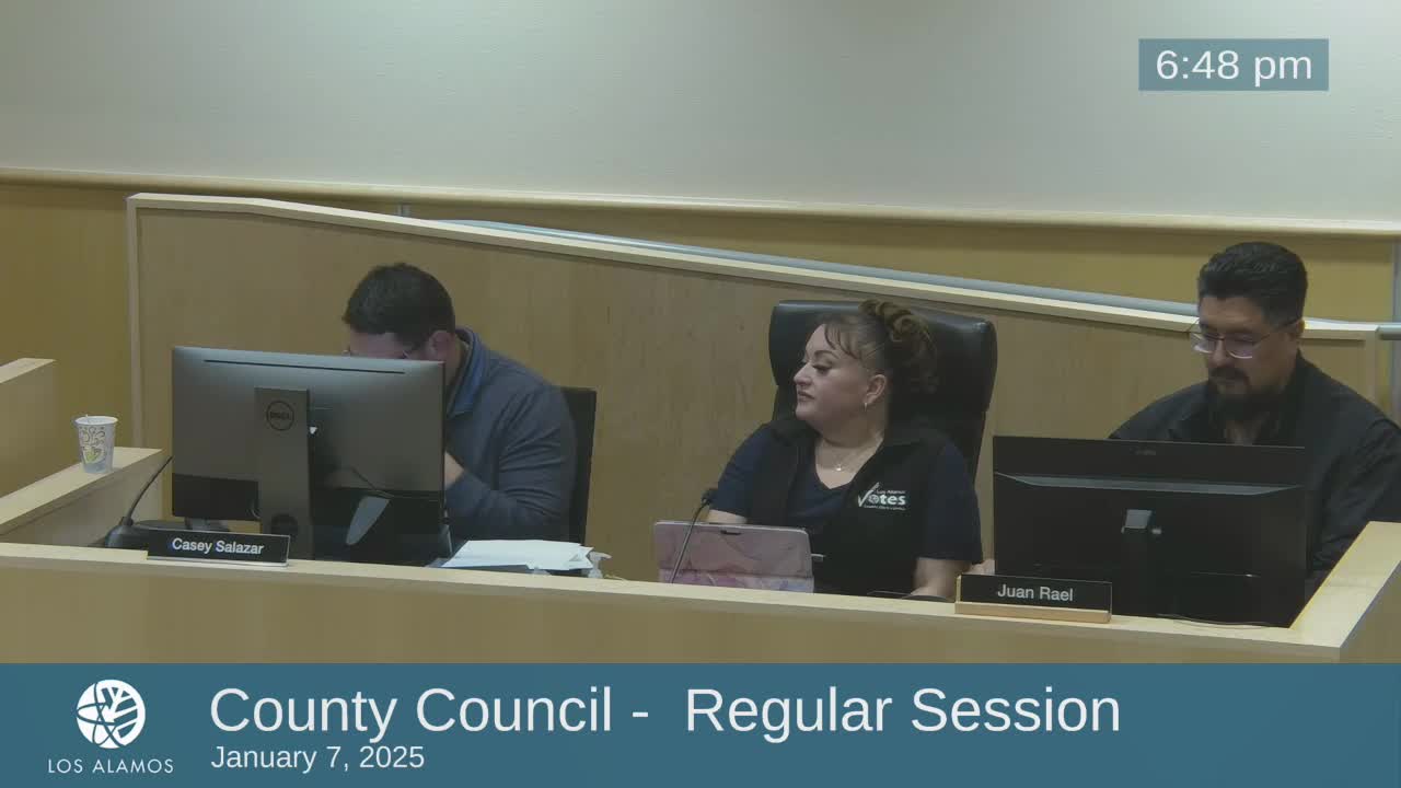 Votes at a glance: Los Alamos County Council actions Jan. 7, 2025