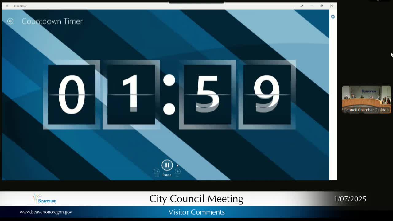 Beaverton Climate Action Task Force urges council to reappoint co-chair after work-session removal