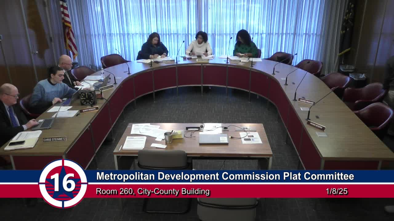 Plat committee grants Matchbook Learning Schools a conditional sidewalk waiver, requires future sidewalk if school acquires adjacent lot