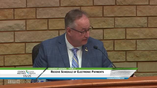 Coon Rapids council adopts routine administrative resolutions, fills commission seats