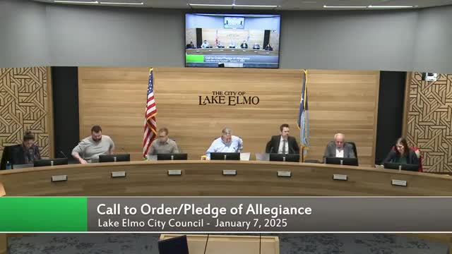 Votes at a glance: Lake Elmo City Council actions on Jan. 7, 2025
