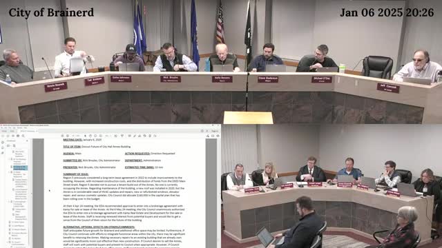 Council asks staff for cost estimates before deciding whether to keep or sell Orsella Annex