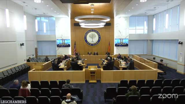 Orange County Legislature adopts 2025 calendar; schedules two evening meetings after debate