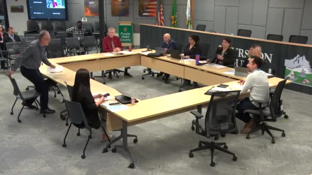 Thurston County commissioners ask for contingency planning after state right-of-way funding uncertainty; RFP issuance paused