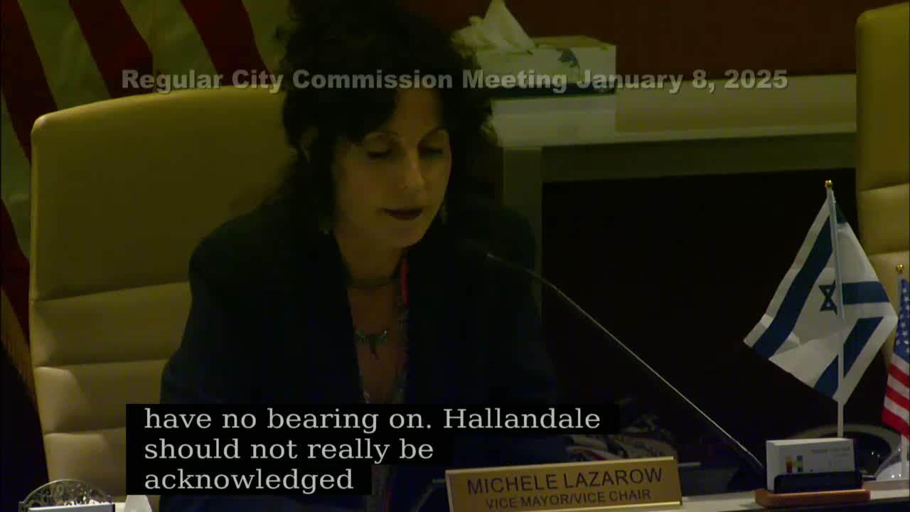 Hallandale Beach leaders honor Jewish community amid rising anti-Semitism and hostages crisis