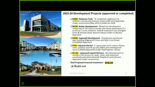 Ball Springs plans $20M warehouse and new Starbucks as city development momentum grows