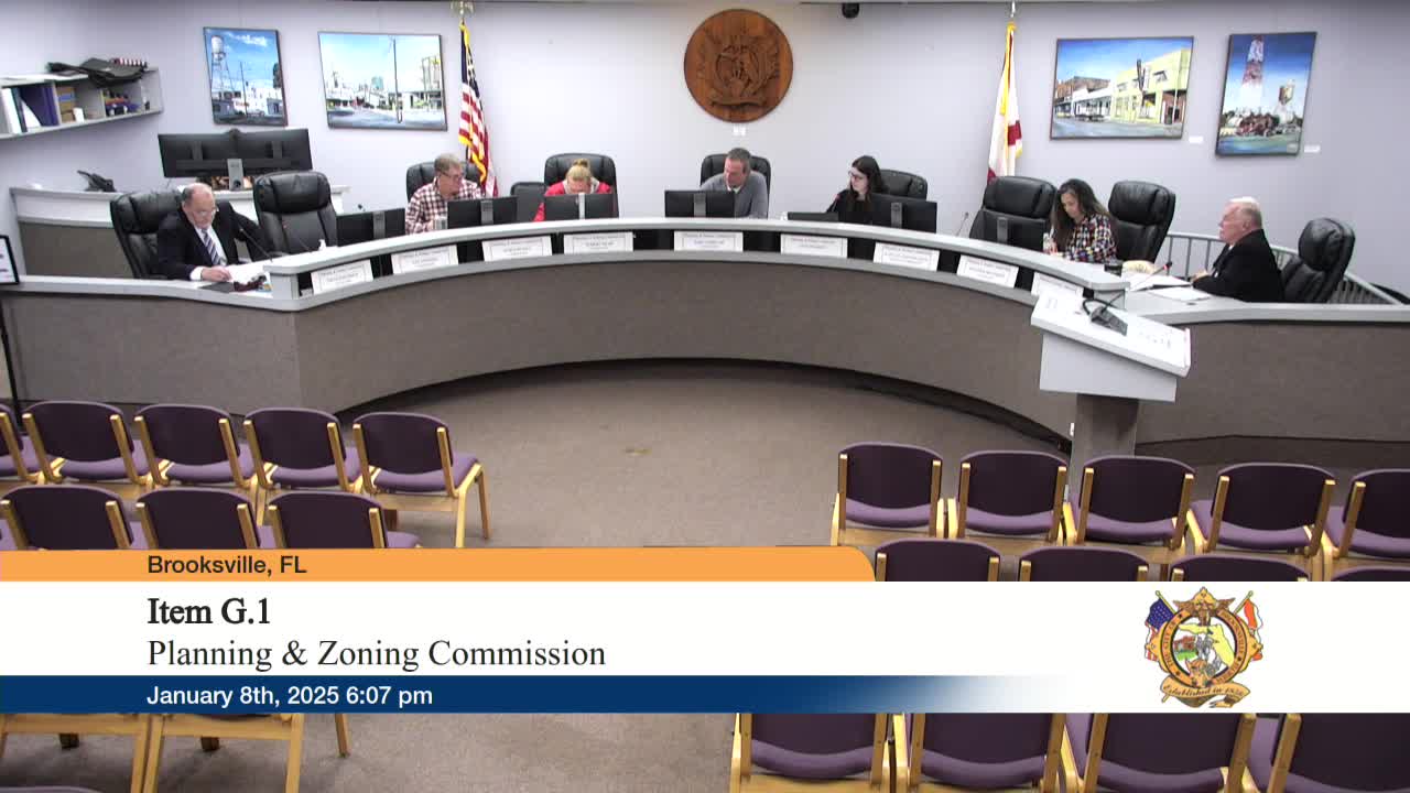 Brooksville planning commission recommends council adopt ordinance to allow regulated outdoor dining and alcohol in downtown overlay