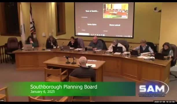 Southborough planning board debates accessory-dwelling-unit draft over setbacks, parking and septic rules