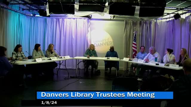 Danvers library director reports rising circulation, town equity assessment; trustees approve minutes and table tuition reimbursement