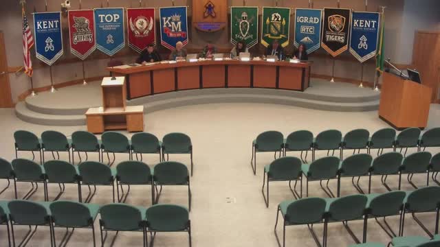 Kent School District board adopts four policy revisions and approves gifts, personnel and consent agenda
