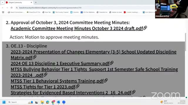 District attributes rise in hearings to new discipline matrix; staff report declines in fights and threats