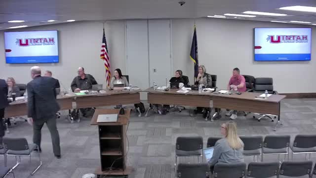 Uintah School District swears in new business administrator, Troy Timothy