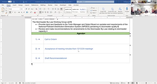 Needham stormwater working group moves proposed bylaw changes to fall town meeting, schedules previews and public sessions