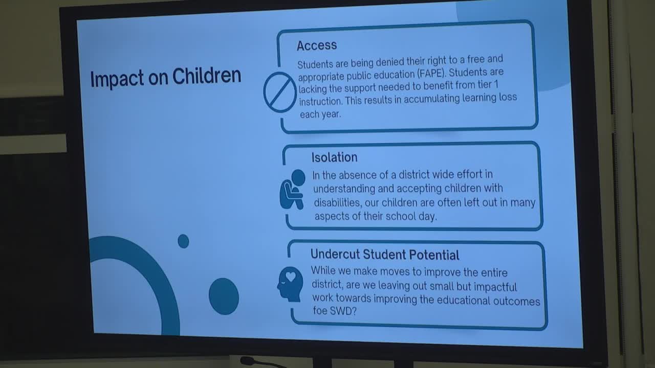 Parents demand better support for students with disabilities at school committee meeting