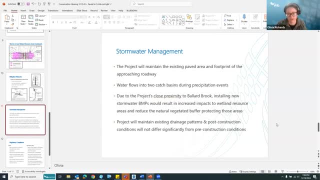 Conservation commission issues certificate of compliance for 546-548 Main Street (Casa Bella); additional COCs signed