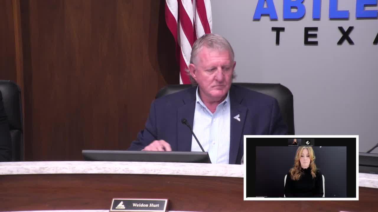 Abilene council approves annexation, zoning and conditional-use requests; multiple items pass by unanimous or near-unanimous votes