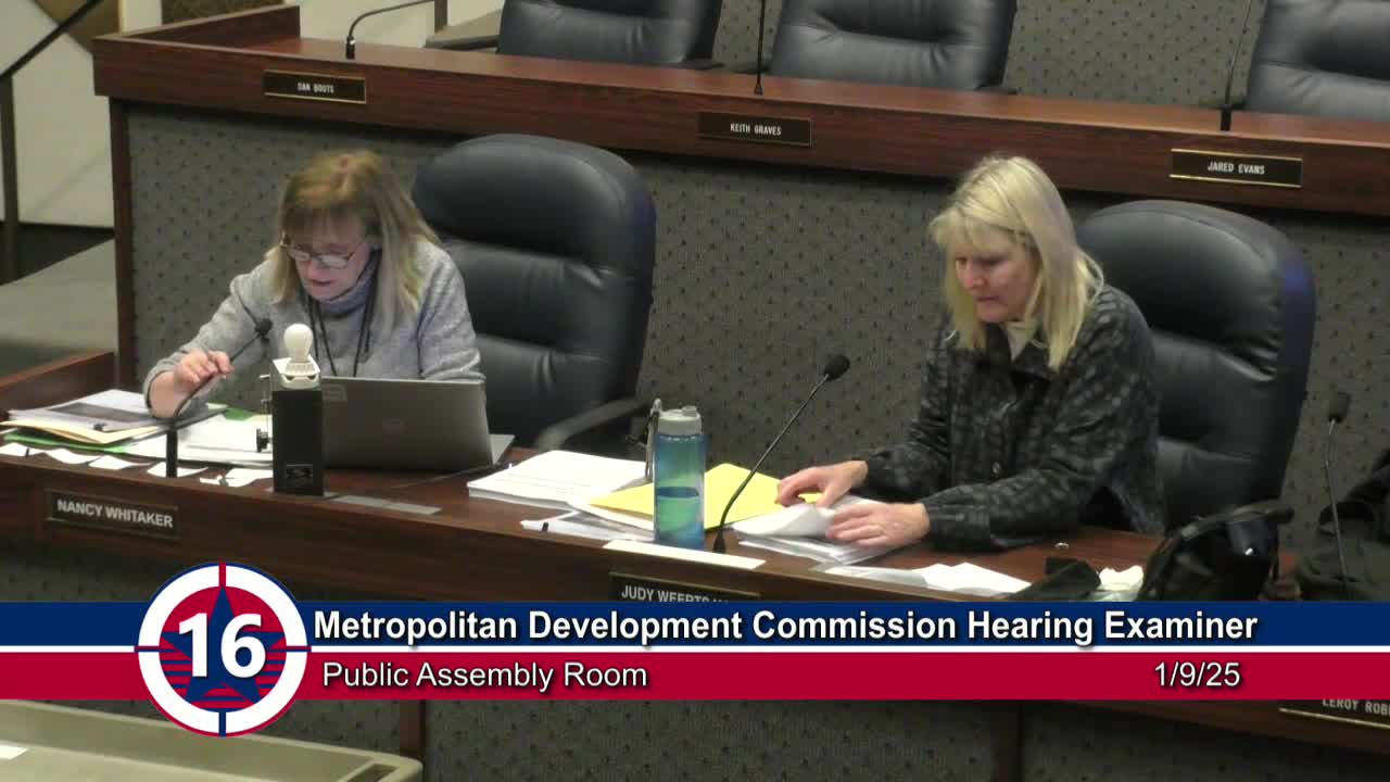 Hearing examiner forwards expedited docket items to MDC; multiple Indy Parks projects and minor modifications recommended