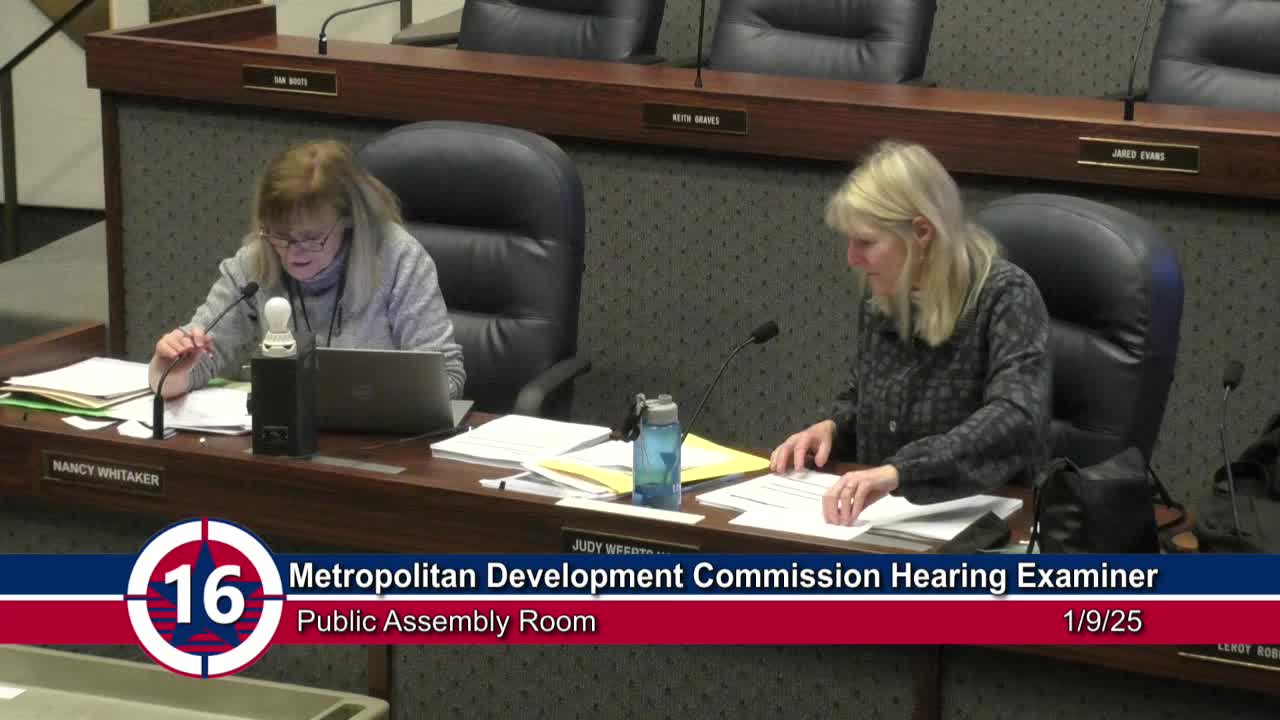 Hearing examiner recommends approval of plat and special-exception for Chin United Pentecostal Church at 6650 S. Meridian, amid neighborhood opposition