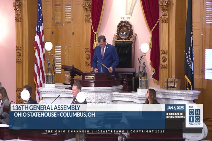 Matt Huffman elected speaker of Ohio House; sworn in at organizational session