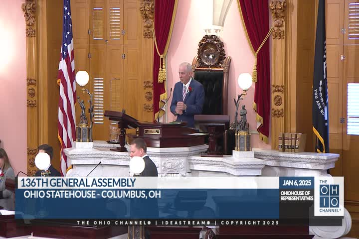 Ohio House adopts organizational resolutions, elects leadership and officers