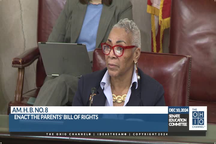 Ohio Senate hears emotional testimonies against House Bill 8's LGBTQ student disclosure requirements