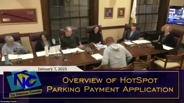 Select Board reviews Hotspot parking app; beta testing planned for March, launch targeted for April