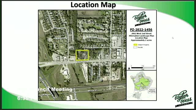 Council approves alternate landscape plan for Boxwood 2, waives $10,512 fee in lieu