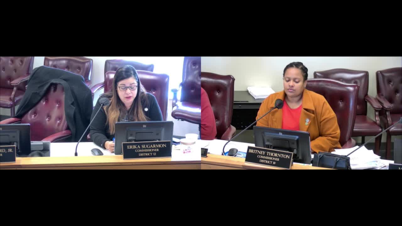 Commissioners debate no‑confidence resolution in Memphis‑Shelby County School Board; motion sent to full commission without recommendation