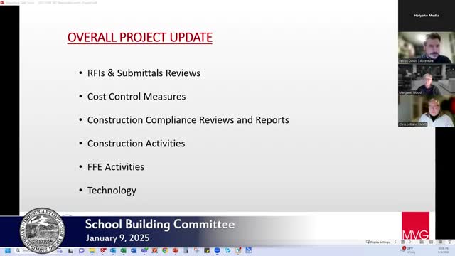 Holyoke school project on track for July 1 substantial completion, team says