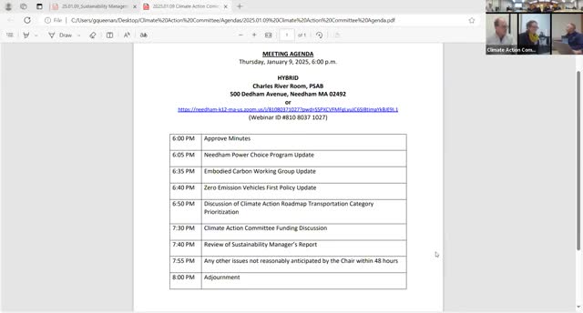 Committee seeks dedicated climate action funding; finance committee urges narrower proposal