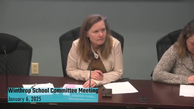 Winthrop superintendent outlines testing schedule, midyear budget review and staffing changes