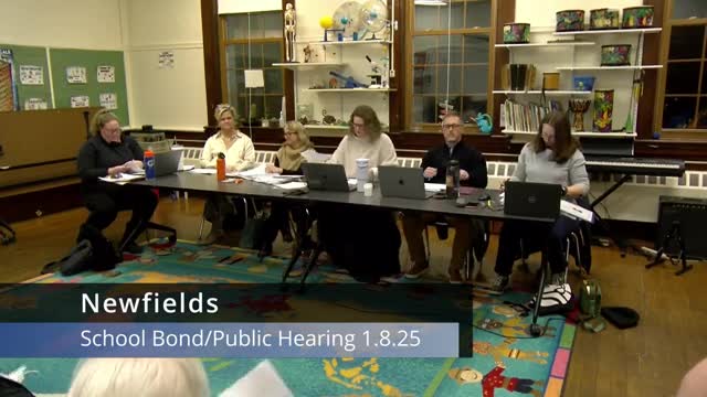 Newfields School District proposes 5.98% operating budget increase; board outlines trust‑fund allocations
