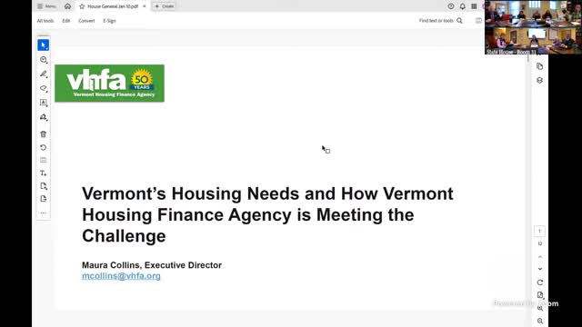 VHFA director says Vermont needs 24,000–36,000 homes by 2029, cites rising costs and low vacancy