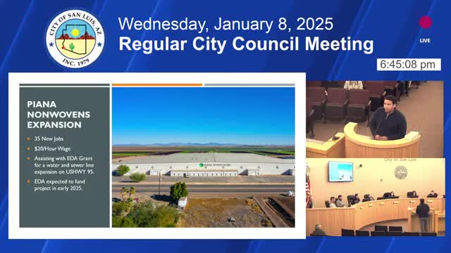 San Luis secures $60K USDA grant to boost small business development and create 35 jobs