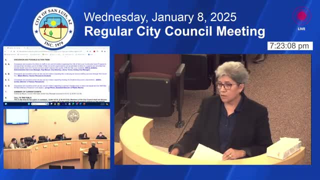 San Luis staff propose formal community grant application and scoring process; council to take feedback