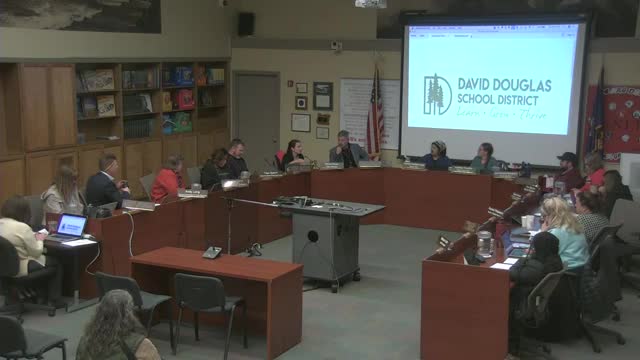 David Douglas board approves 202526 district calendar; aligns winter return with other local districts