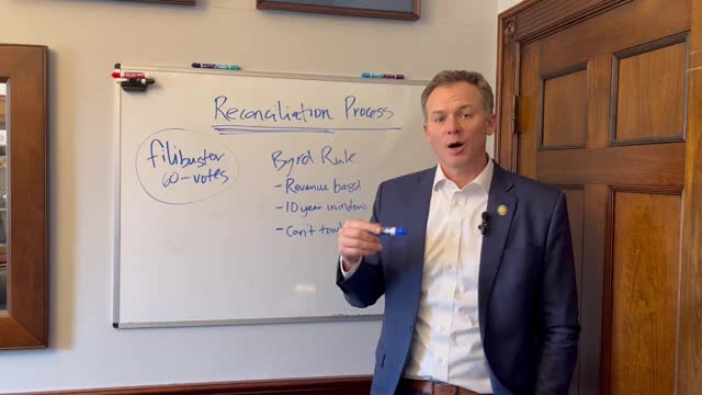 Moore explains reconciliation process, urges extensions for expiring tax provisions