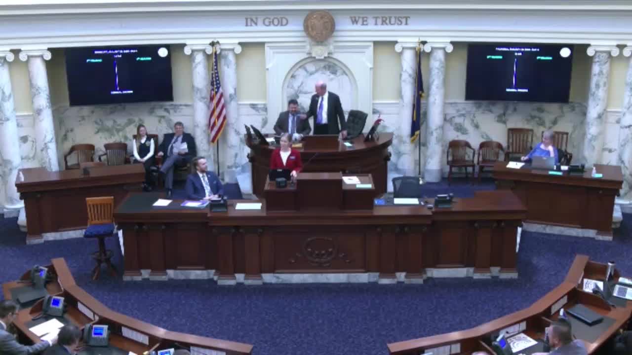 Idaho House approves journal, refers and files bills and sets committee meetings