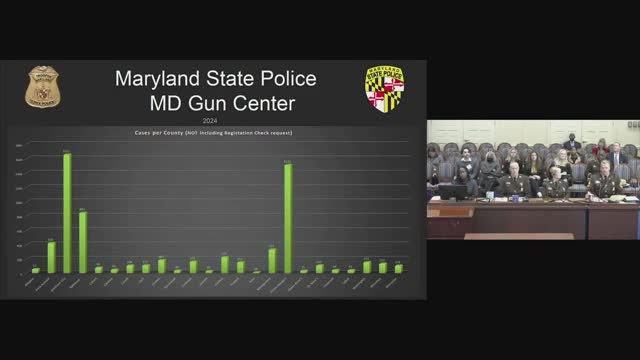 Maryland State Police recommend nearly 30000 gun charges for 2024 amid rising crime concerns