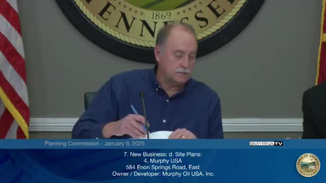 Planning Commission approves expanded Murphy USA site at Walmart parking lot, requests material breakdowns