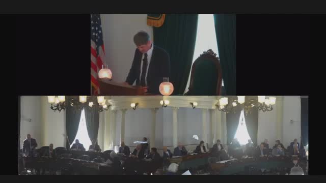 Senate gives first readings to six bills—including a Medicaid-equivalent coverage measure—and refers each to committee