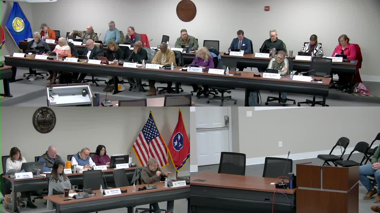 Maury County Commissioner Ray Jeter resigns after move across district lines; commission outlines replacement process