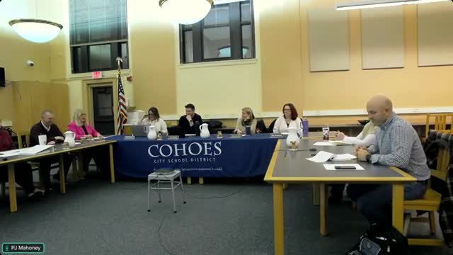 Cohoes technology committee flags Google Translate/YouTube data-privacy issue; district rolls out Magic School AI training
