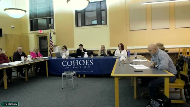 Cohoes board elects Margaret Giller president, Richard Jackson vice president; board accepts resignations