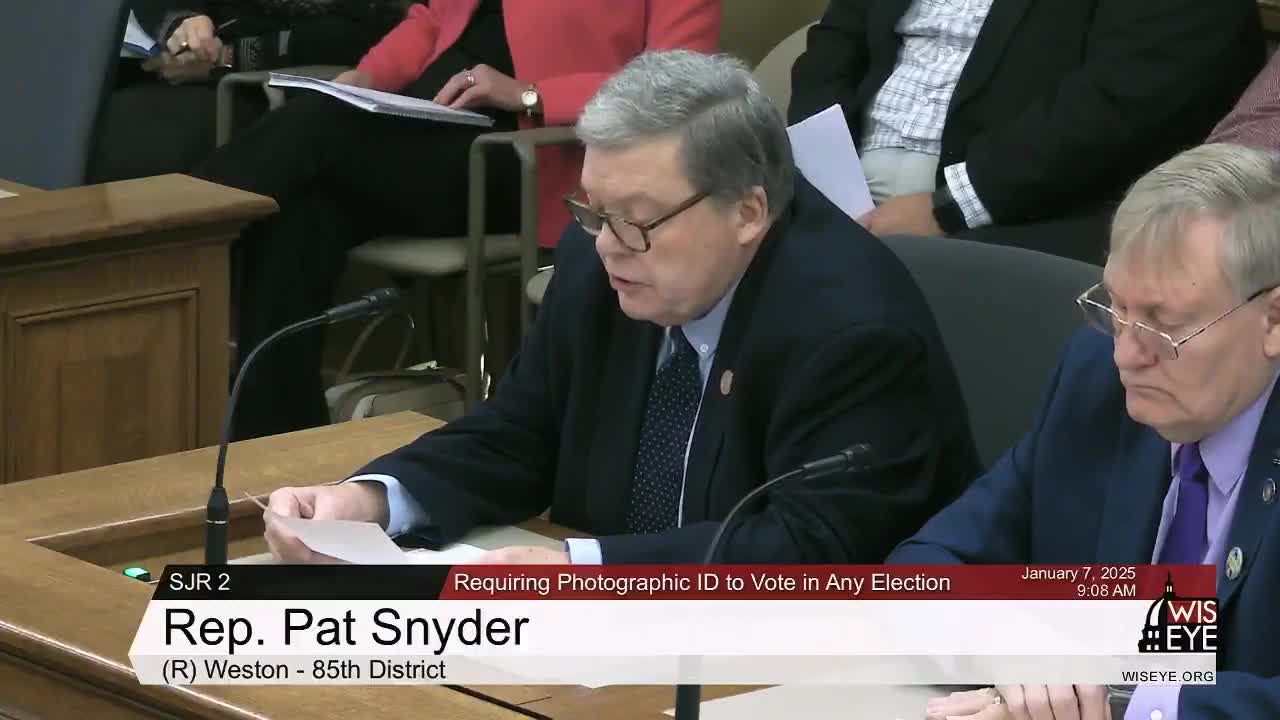 Wisconsin lawmakers push for voter ID amendment amid heated debate on election integrity