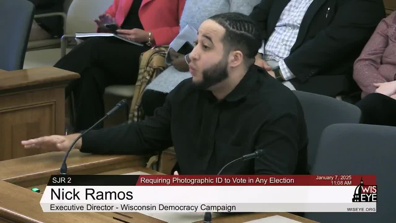 Wisconsin lawmakers debate voter ID amendment amid concerns over disenfranchisement