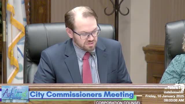 Ashland board adopts six ordinances including line-of-credit authorization, pump station change order